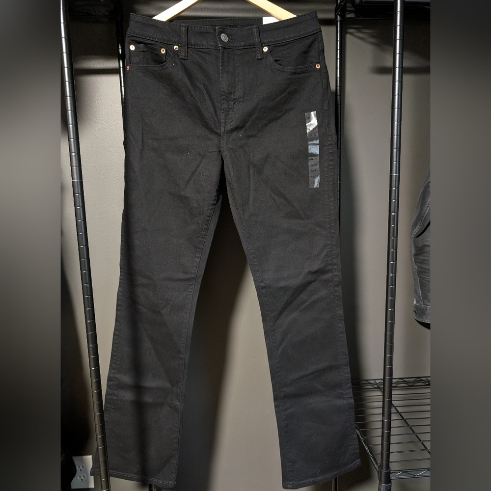 American Eagle Outfitters Black Slim Bootcut Jeans
